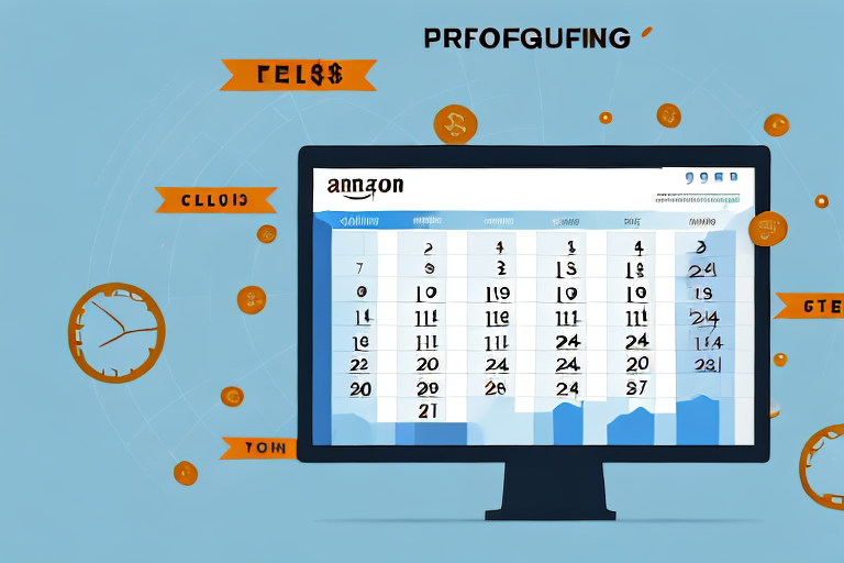 A computer screen displaying a chart of increasing profits