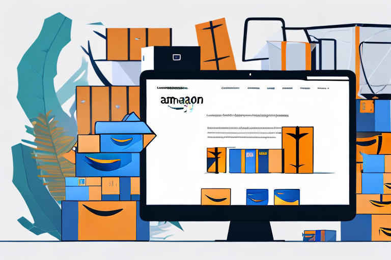 A computer displaying a webpage of amazon marketplace