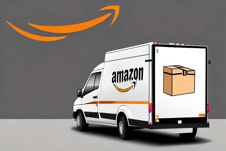 A delivery van with amazon packages inside