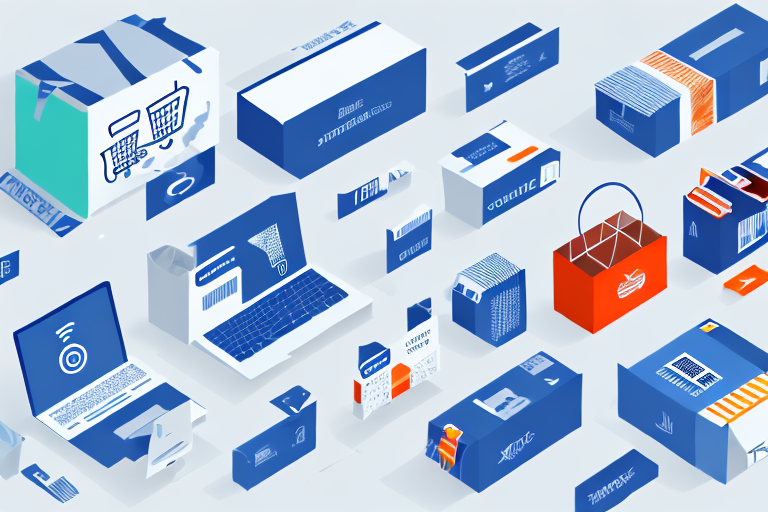 A variety of e-commerce tools such as a barcode scanner