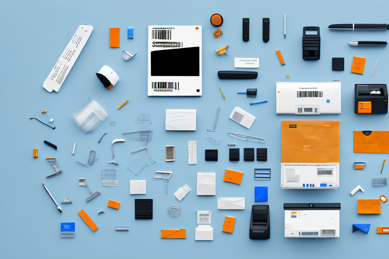 Various essential items like a barcode scanner