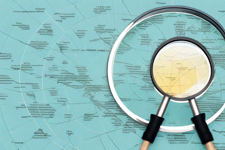 A magnifying glass hovering over a map marked with multiple warehouse icons