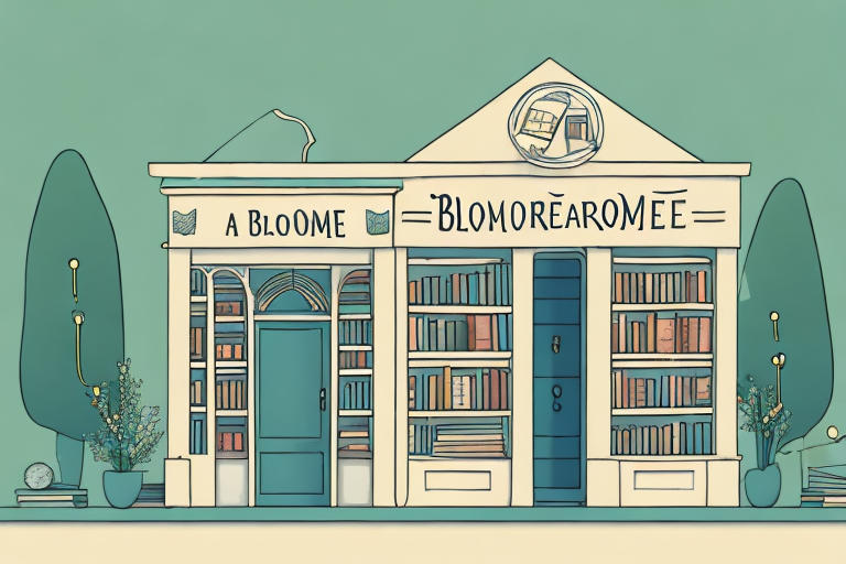 A quaint bookstore with a welcoming entrance