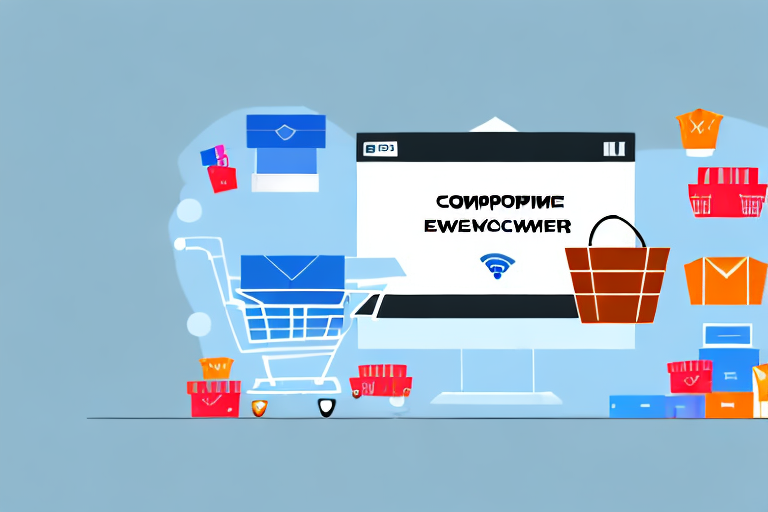 A computer screen showing a successful ecommerce website