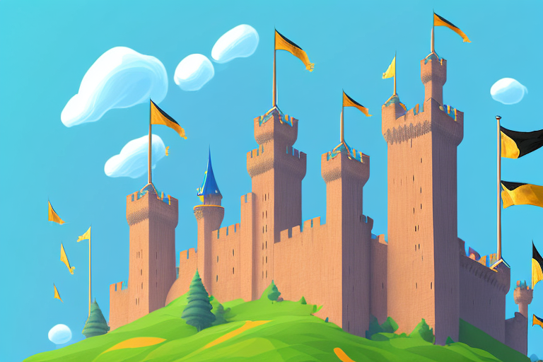 Two towering castles