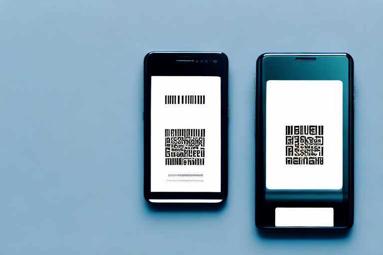 A smartphone scanning the barcode of a book