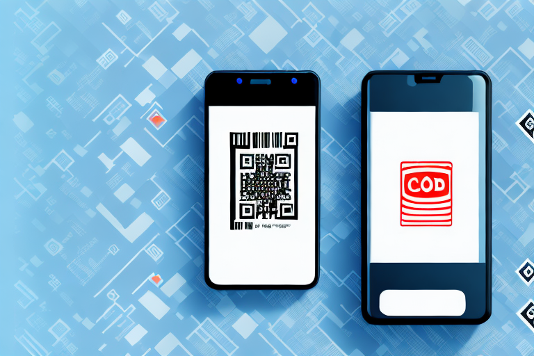 A smartphone displaying a bar code scanning app