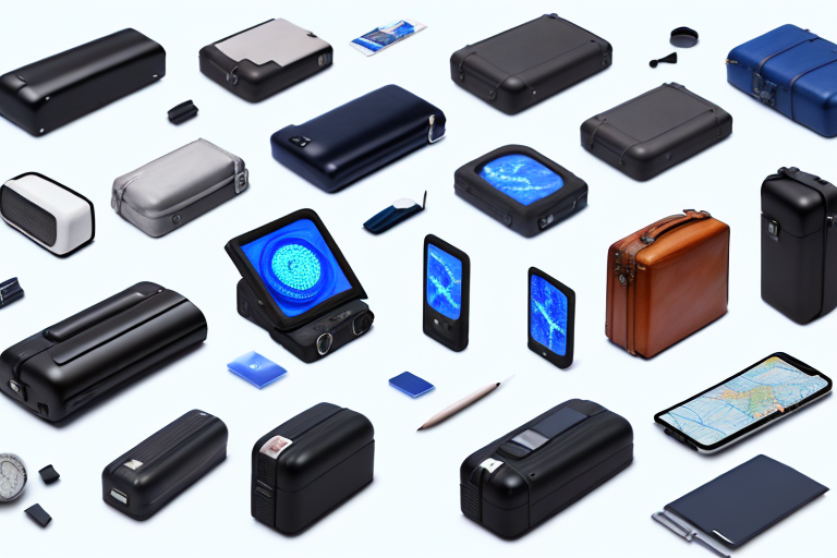 A variety of portable bluetooth scanners in different shapes and sizes