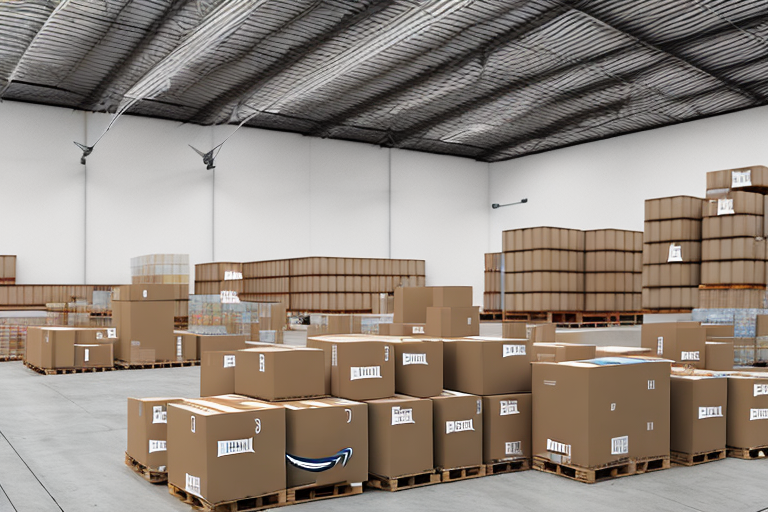 A warehouse filled with various types of packaged goods