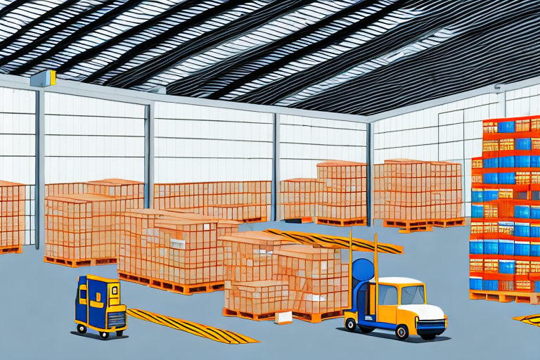 A warehouse filled with various types of products