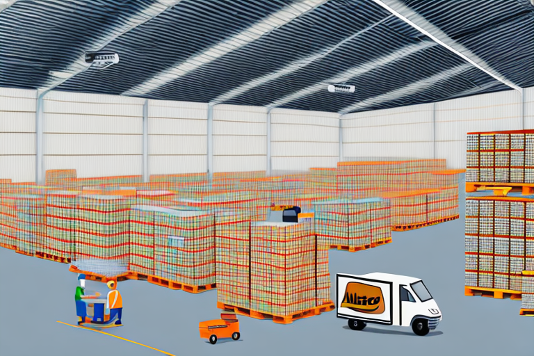 A warehouse filled with various types of products