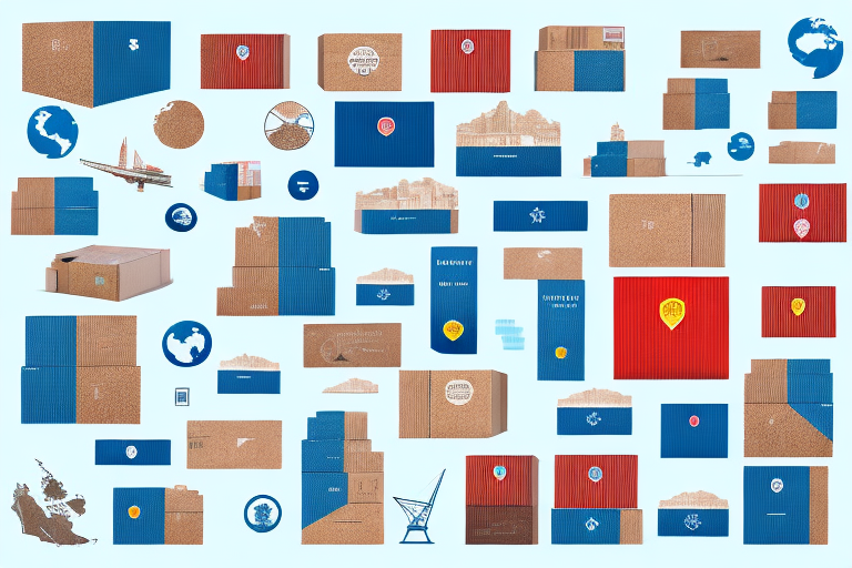 A variety of shipping boxes in different sizes and shapes