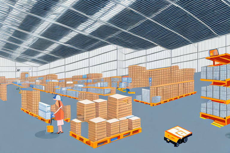 A warehouse filled with various types of products