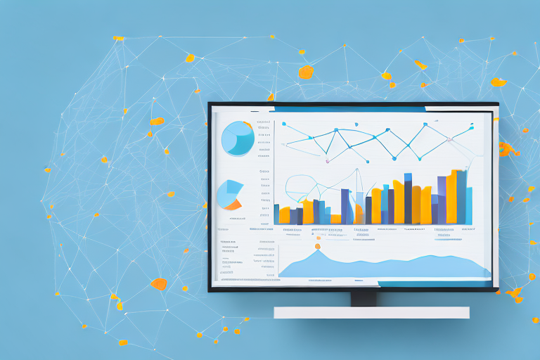 A dynamic chart with an upward trend