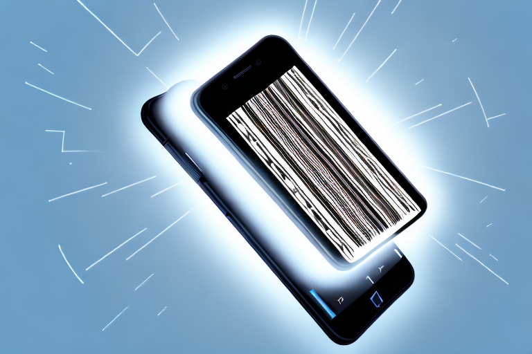 A smartphone scanning the barcode on the spine of a book