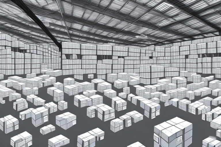 A warehouse filled with boxes