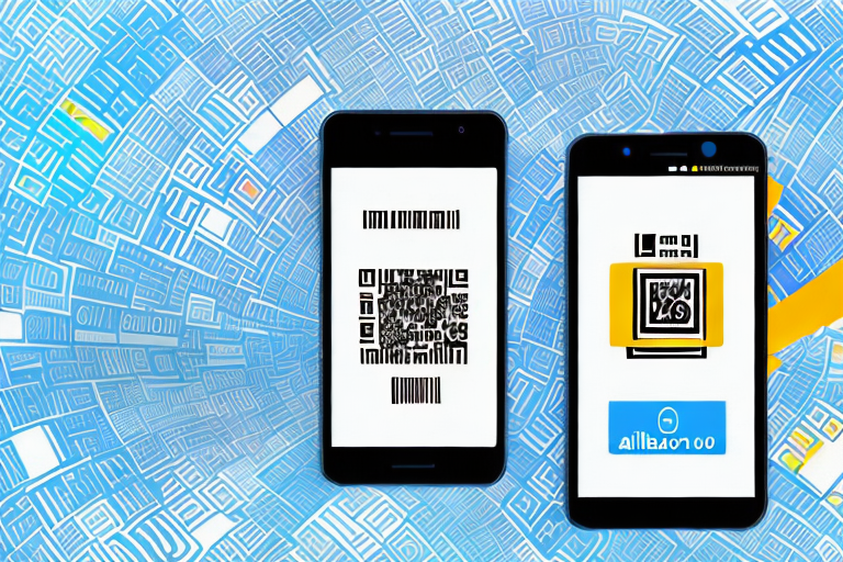 A smartphone displaying a barcode scanning app