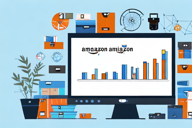 A computer screen displaying a successful amazon fba (fulfillment by amazon) dashboard with charts and graphs