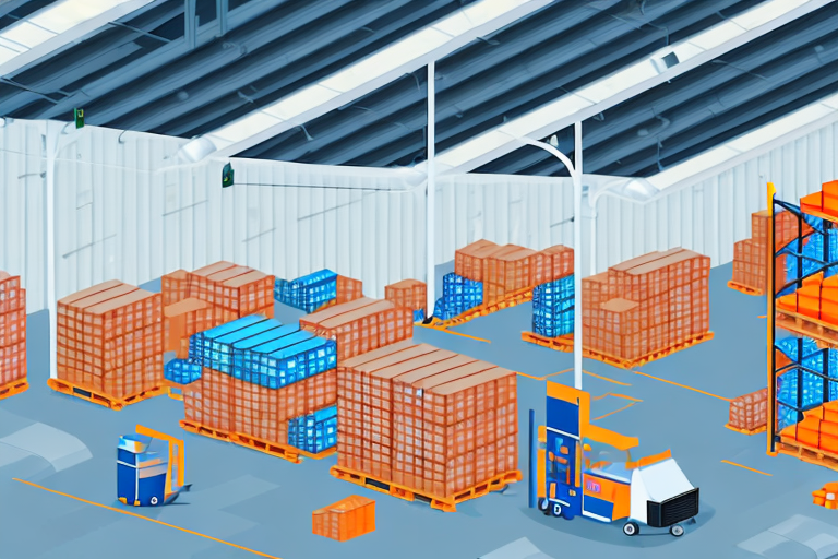 A warehouse filled with various types of products