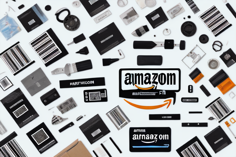 An amazon fba package with a prominent