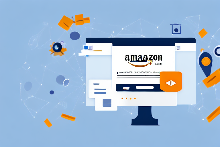 A computer screen displaying the process of setting up an amazon fba (fulfillment by amazon) account