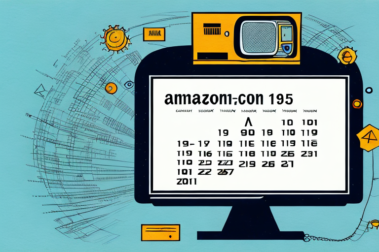 A vintage computer displaying an old amazon webpage with a book on the screen