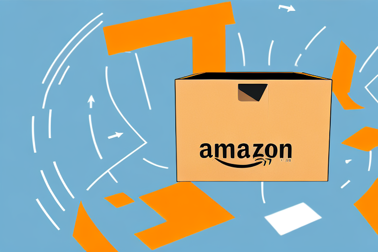 An amazon box being filled with a product