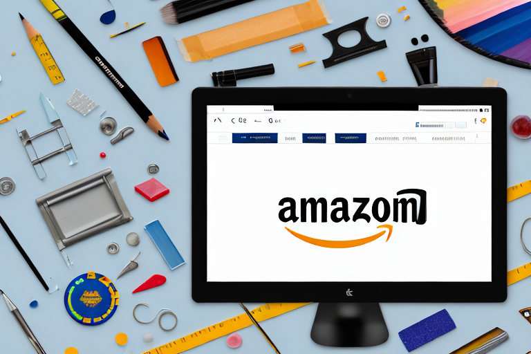 A computer screen displaying an amazon product page with an fba (fulfillment by amazon) badge