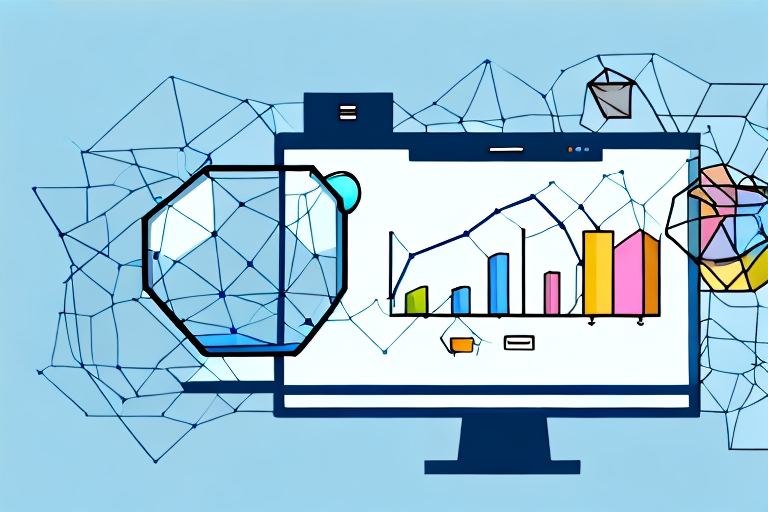 A computer screen displaying graphs and charts