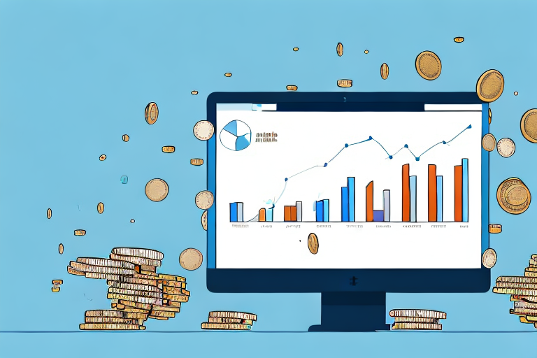 A computer screen displaying various graphs and charts symbolizing profitable strategies