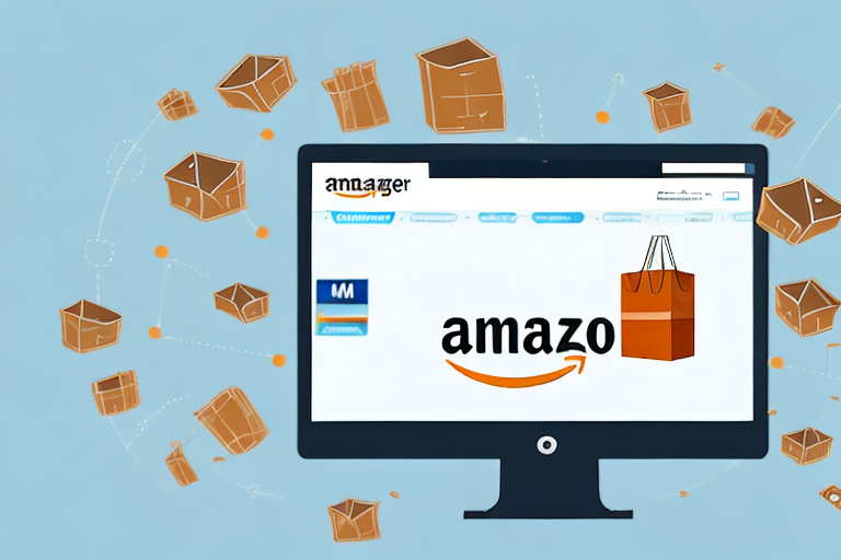 A computer screen showing a simplified amazon marketplace interface