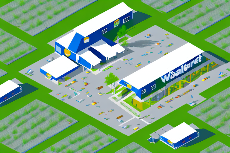 A walmart store powered by renewable energy sources