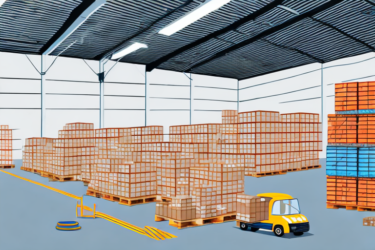 A warehouse filled with various kinds of packaged goods