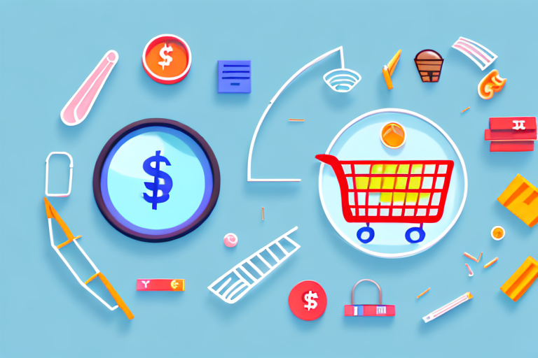 Various ecommerce tools such as a magnifying glass