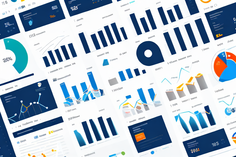 A detailed dashboard filled with various types of graphs