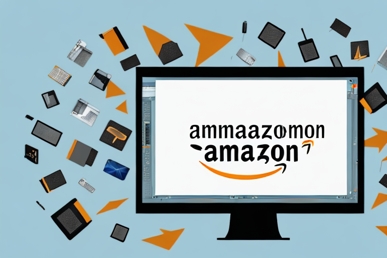 A computer screen displaying various amazon product images