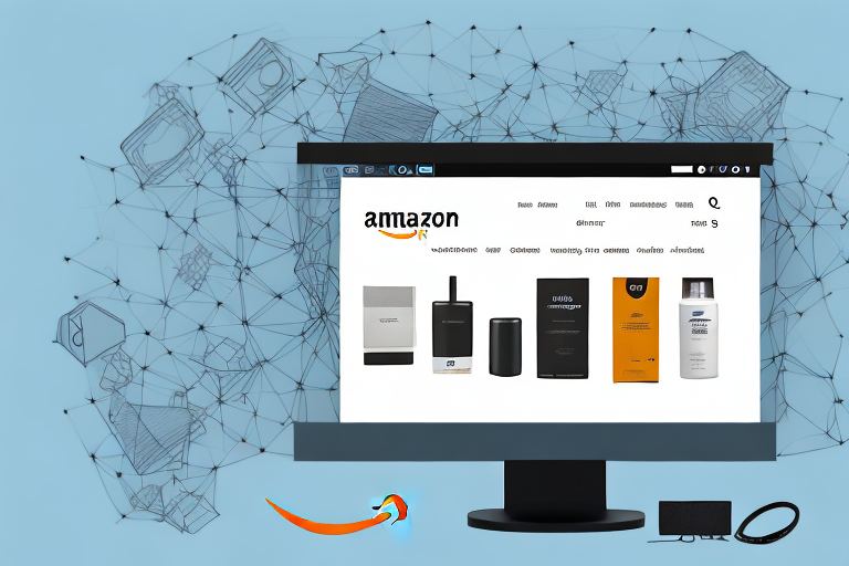 A computer screen displaying an amazon product page with a highlighted area indicating where to insert an image in the product description