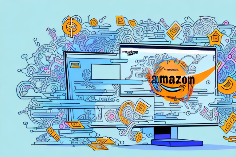 A vibrant and attractive amazon product image on a computer screen