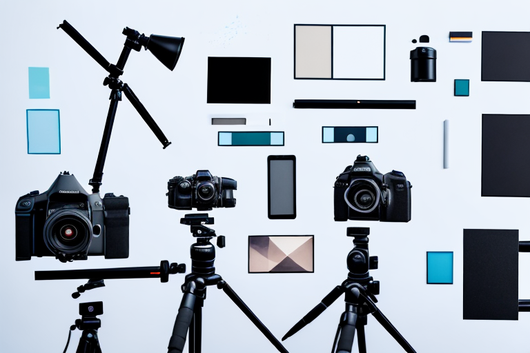 A professional product photography setup