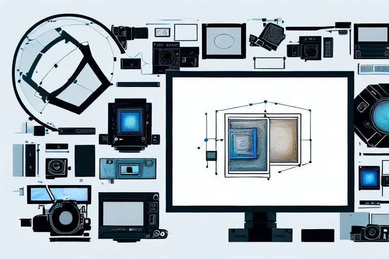 A computer monitor displaying a perfectly formatted product image