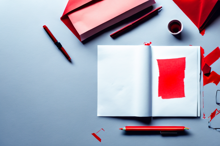 A crumpled paper and a red pen