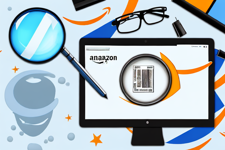 A computer screen displaying an amazon webpage with various products