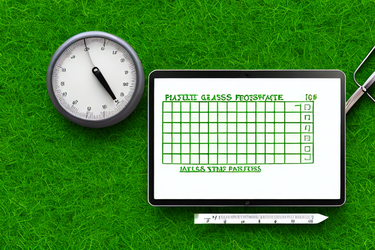 A grass pallet calculator displayed on a digital device