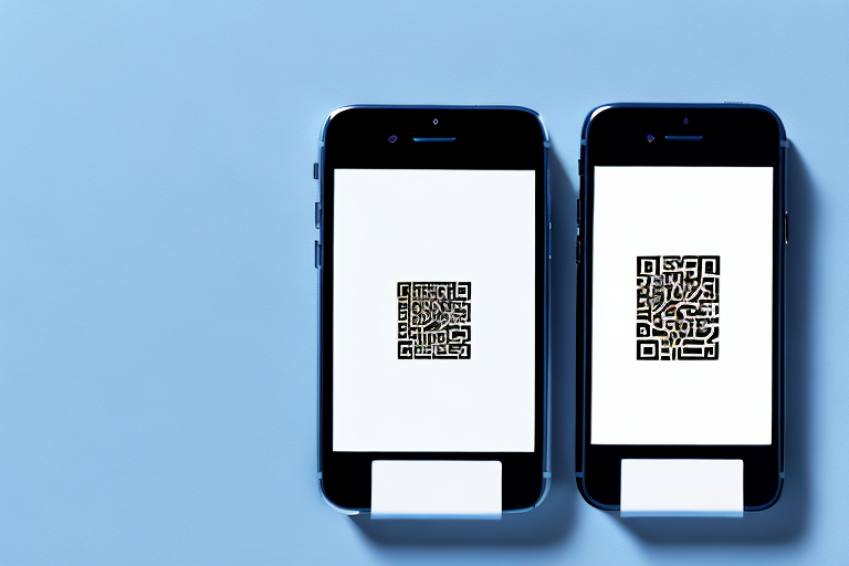 An iphone displaying a barcode scanning app