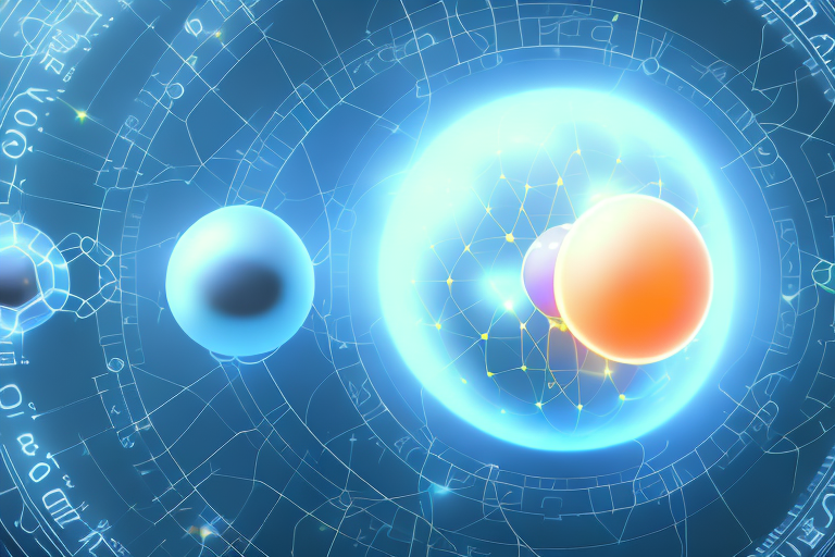 A helium-19 atom with its distinct 19 protons and neutrons