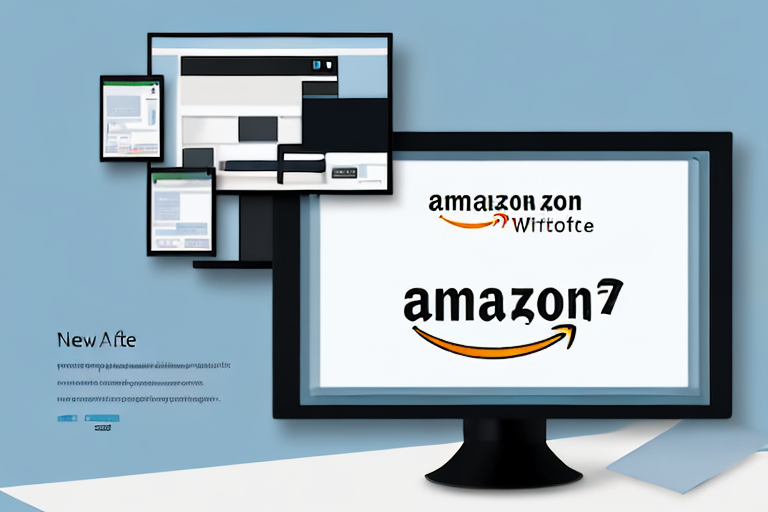 A computer monitor displaying an amazon marketplace listing