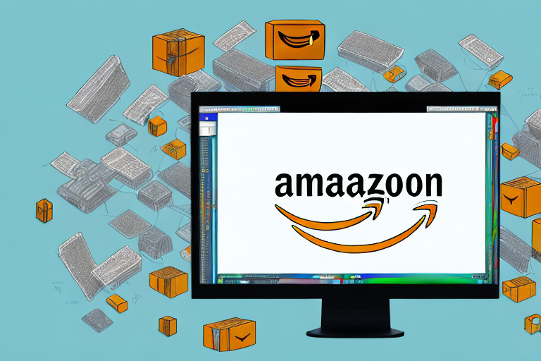 A computer screen displaying the amazon interface with a highlighted section indicating the messages area