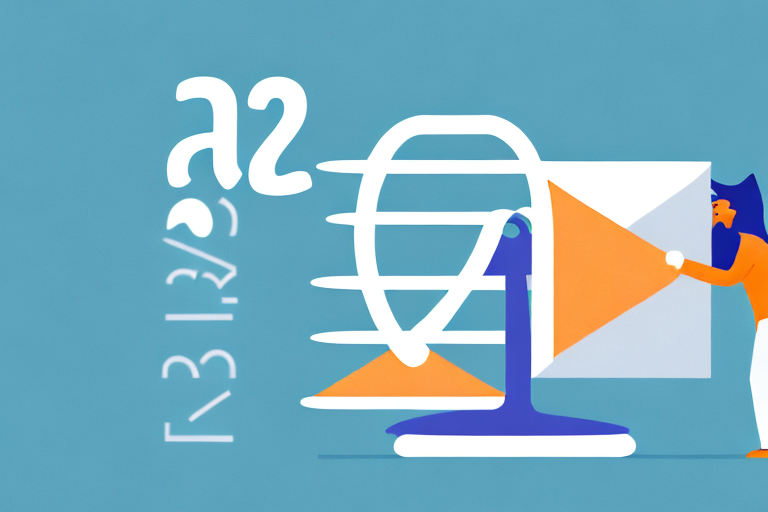 A scale balancing a box with a barcode (representing amazon fba) and a calendar marked at 2020