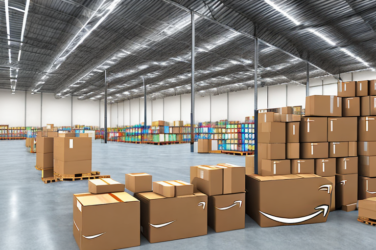 A warehouse filled with various types of products