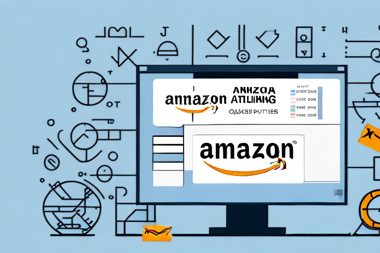 A computer screen displaying an amazon product listing with various measurement lines and check marks around it